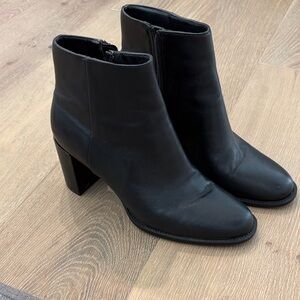 Steve Madden Black Ankle Booties